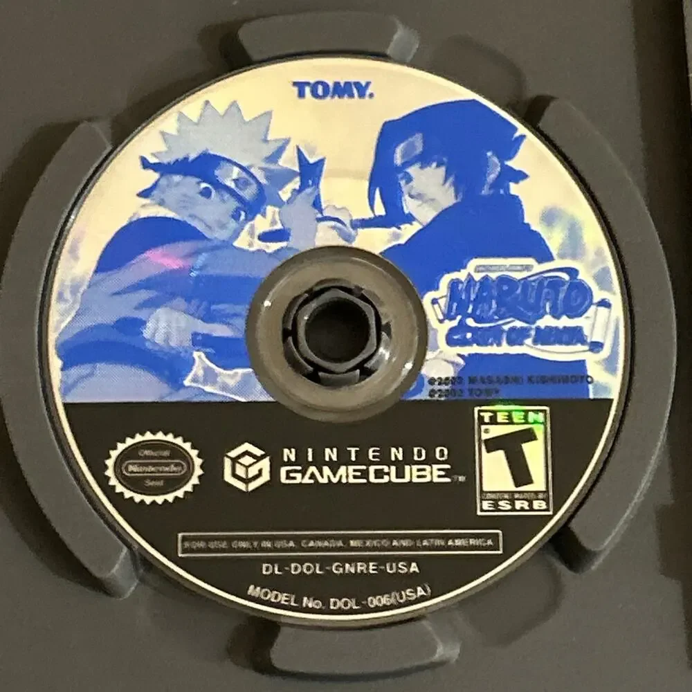 Naruto Clash of Ninja Nintendo GameCube 2006 Complete With Manual Tested & Works